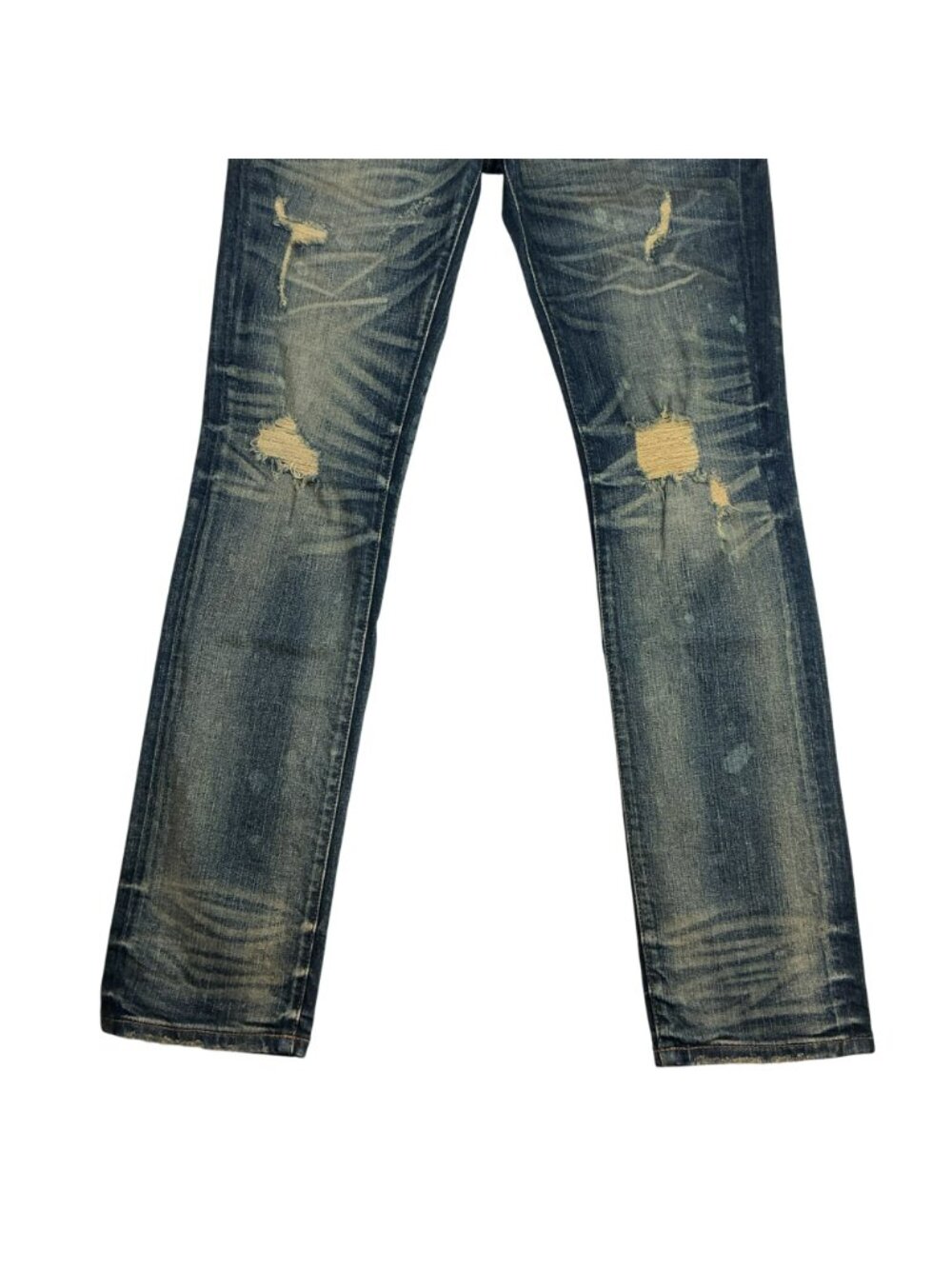 Remix By Rock Revival Slim Straight Distressed Vintage Blue Jeans Womens 30 - Picture 7 of 11